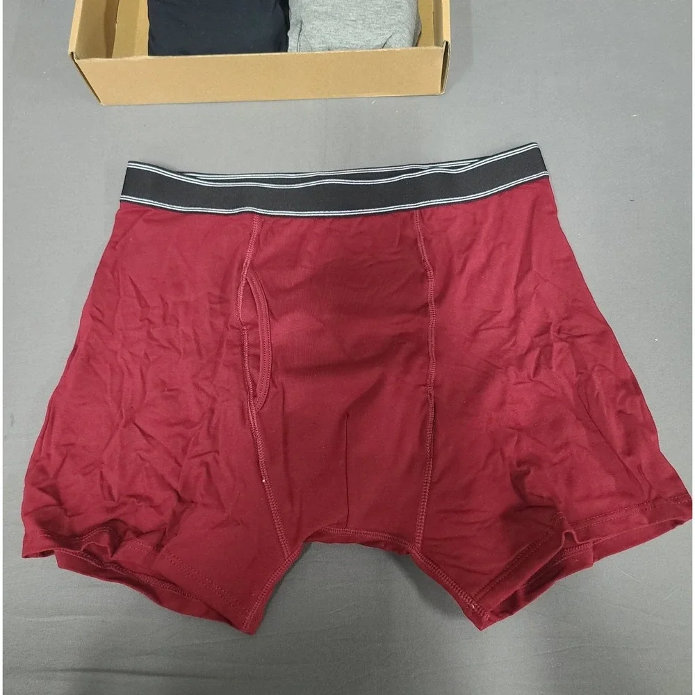 Washable Incontinence Cotton Boxer Brief‎ Underwear Leakproof Men's Size Medium